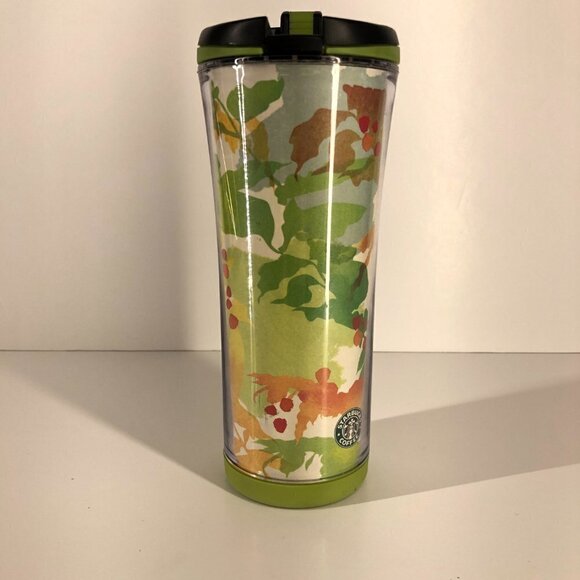 Starbucks Watercolor Fall Leaves Travel Mug Tumbler 16 oz / 473 mL - Picture 3 of 14